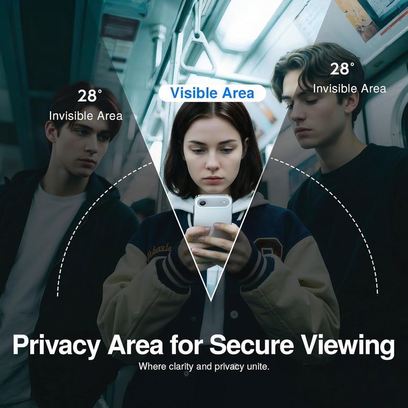 SmartDevil 2 Pack Tempered Glass for iPhone Air Privacy Screen Protector, Military-Grade Shatterproof Protection, 9H Hardness, Anti-Spy Privacy Film, Fast & Easy Installation, Case Friendly Design - Image 2